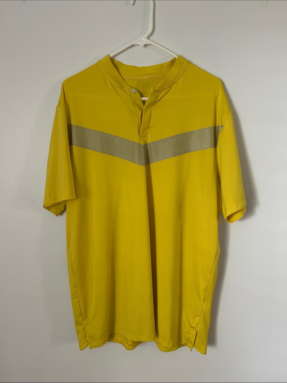 Men's Nike Golf Polo/Shirt with Chevron Detail L 31 in P to P 24 in